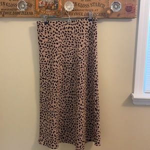Sanctuary animal print midi skirt